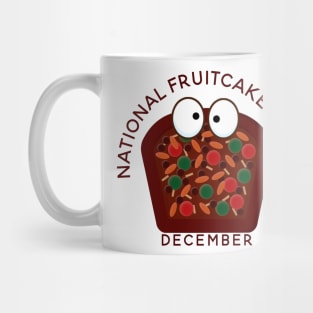 National Fruitcake Month, cute kawaii fruitcake Mug